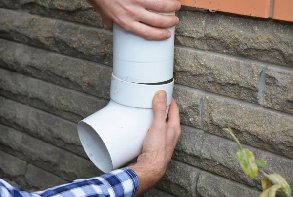 Drainage Downspout Repair in New Albany