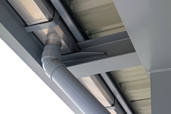 PVC Downspout Installation in New Albany