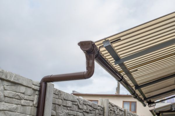 Plastic Downspout Installation in New Albany