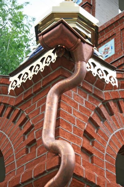 Church Downspout Installation in New Albany