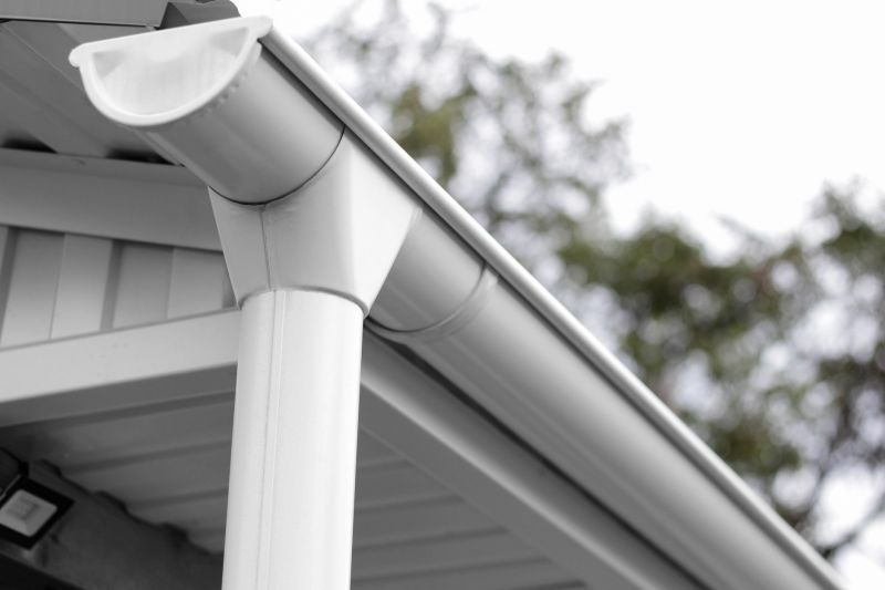 Vinyl Gutters Installation detail