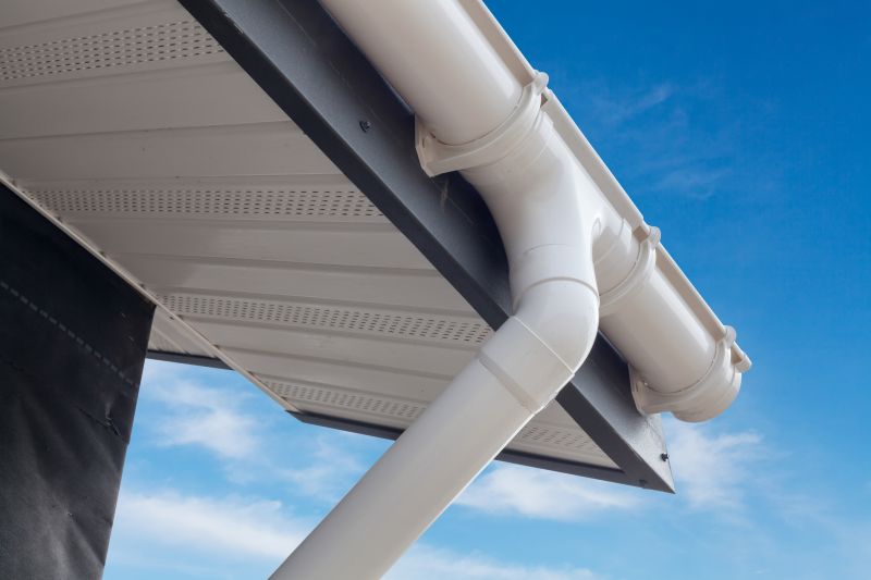 Vinyl Gutters Installation detail